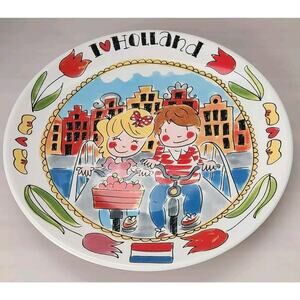 13" Server Platter by Blond Amsterdam " I Love HOLLAND" (P21)